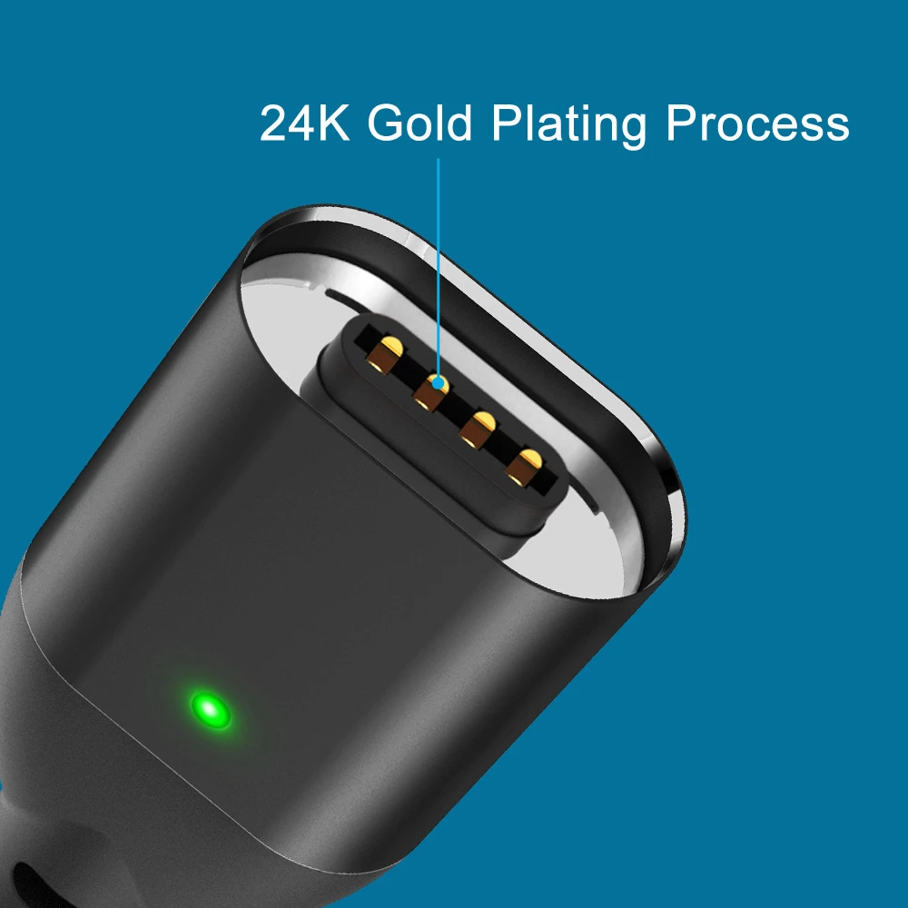 Магнитный кабель для быстрой зарядки TOPK 1M 3A iPhone Xs Max Xr 8 7 6 Plus Micro USB и type-C samsung Xiaomi huawei