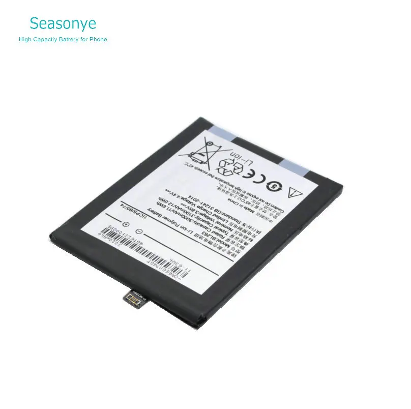 Seasonye 3000mAh / 11.6Wh BL263 сменный литий полимерный аккумулятор для мобильного телефона