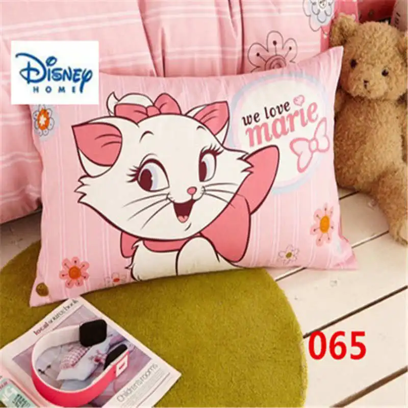 D1-065 marie cat Disney с принтом "кошечка Мари" Подушка Чехол для девочек 1 шт., хлопок Детские 48*74 см декоративная наволочка для Подушки Шамс номер мультфильм 3d печатных постельное белье для мальчиков - Цвет: D1-065 marie cat