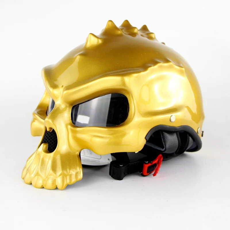 

DOT Approved Masei Brand High Quality Punk Skull Motorcycle Helmet Half Face Helmets Motorbike Capacetes Casco Retro Casque