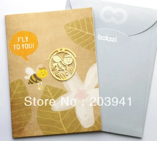 1 шт./лот закладки в виде животного мира металлические золотые мультики DIY