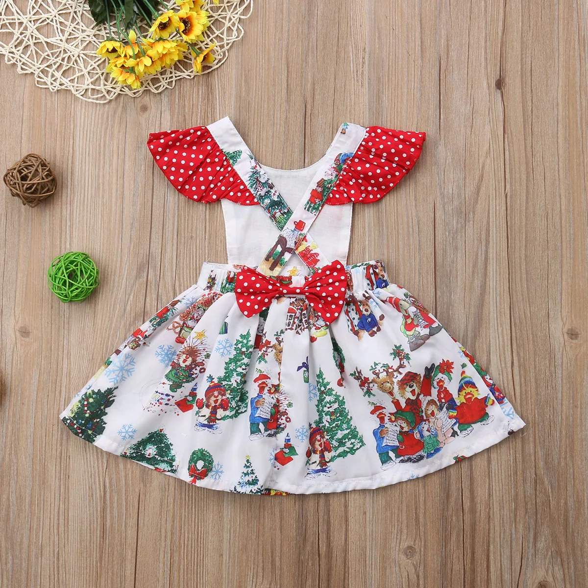 Новое рождественское платье с цветами для девочек принцессы вечеринок Детские