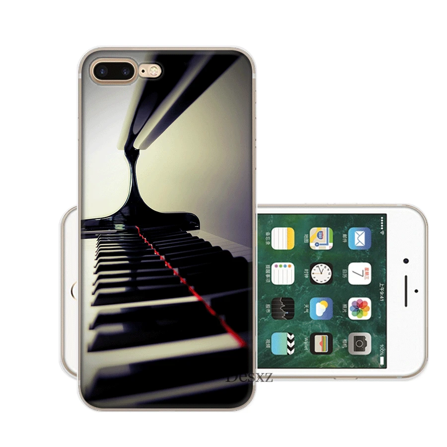 H9 Gerleek пианино ключи музыкальный Любовник подарок для iPhone 6 6 S 5 5S SE XR X XS MAX 8 7 6 Plus чехол - Цвет: H9