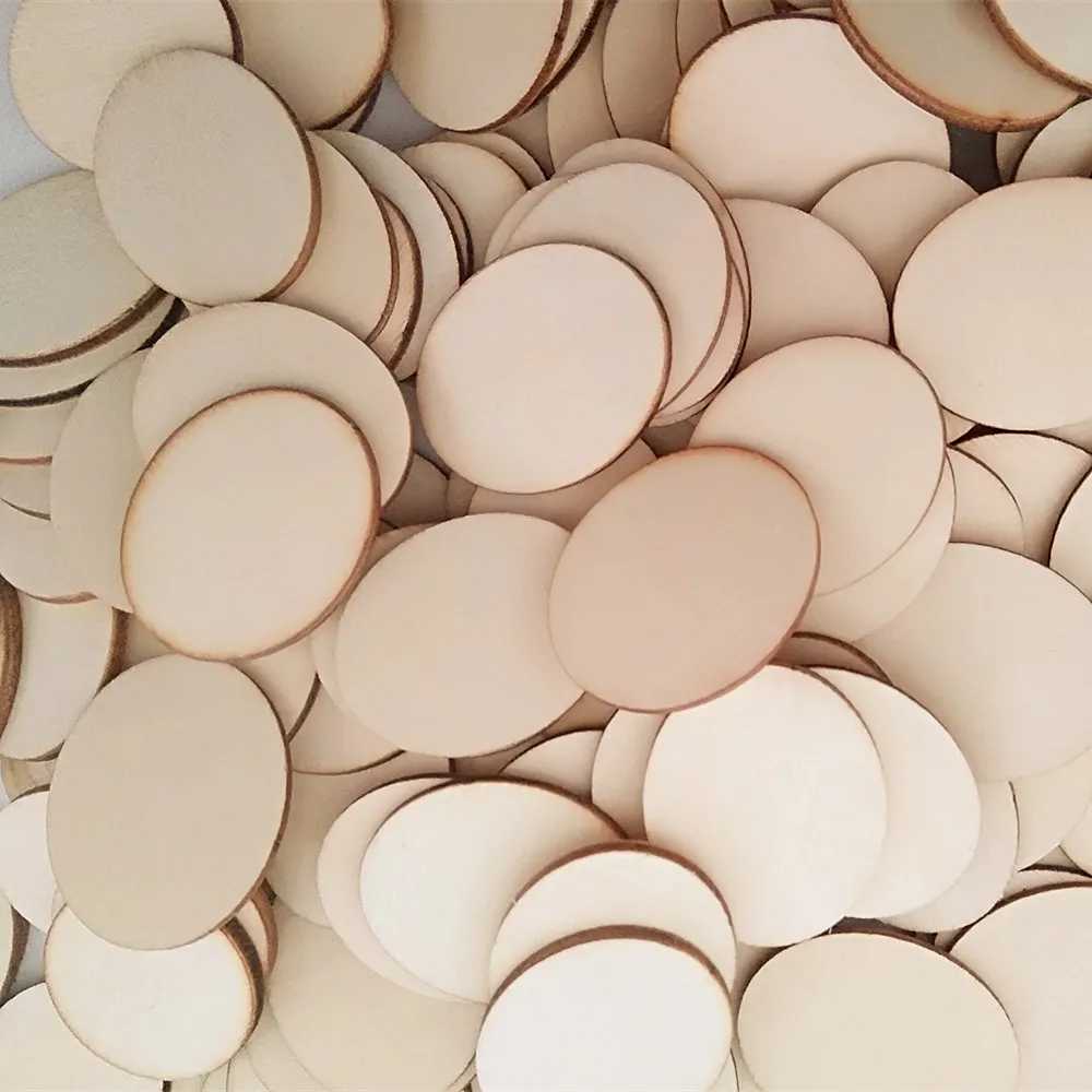 

(50pcs/lot) 29x35mm Blank Unfinished Decorative Wooden Oval Crafts Rustic Wood Wedding DIY Scrapbooking Ornaments