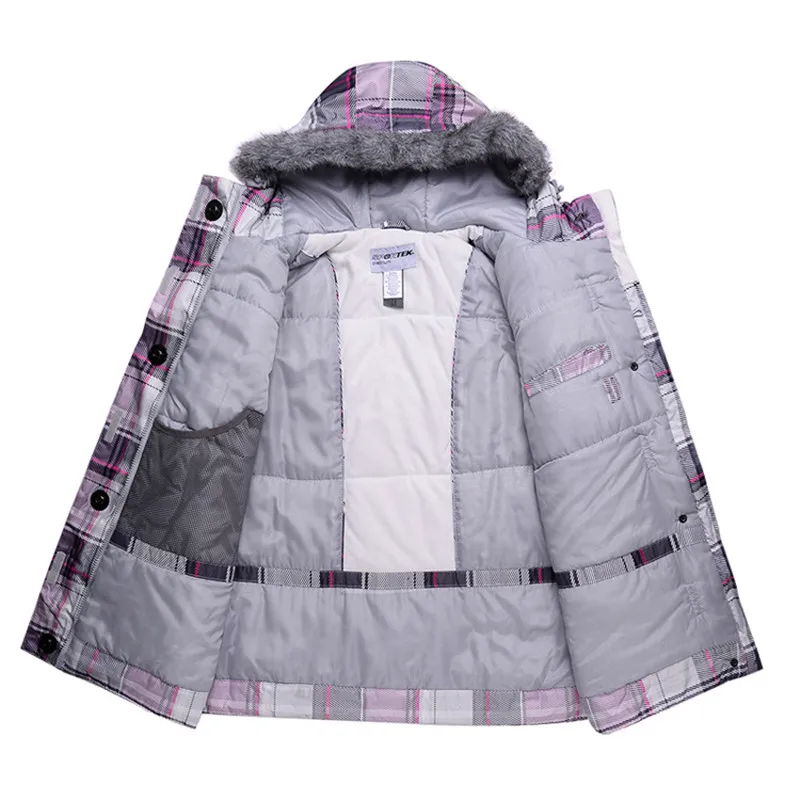 Дешевле Для женщин зимние куртки Лыжный Спорт Костюмы на открытом воздухе