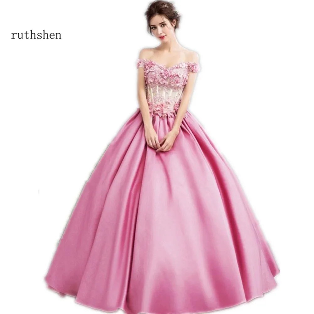 Ruthshen светоотражающее розовое платье для выпускного вечера бальное с открытыми