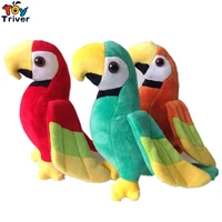 kawaii birds red parrot plush toys stuffed animals doll cute baby kids children boys girls birthday gifts home room decor crafts