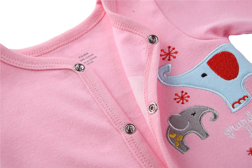 3/4/5/6 шт/комплект хлопковый детский комбинезон костюм Одежда для новорожденных