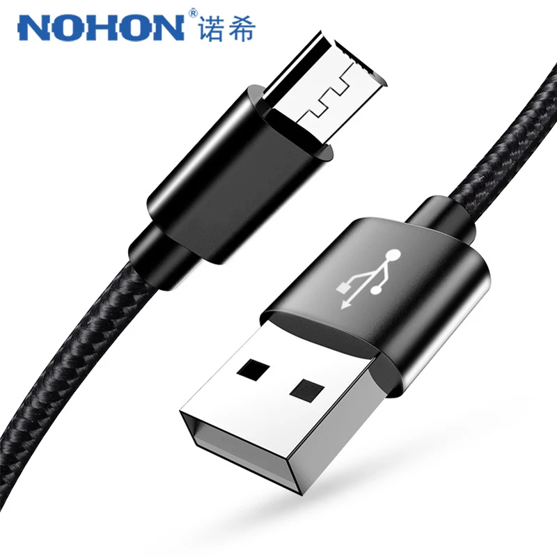 NOHON микро USB кабель для быстрой зарядки Samsung S7 S6 Xiaomi Redmi Note 5 Huawei Android мобильный