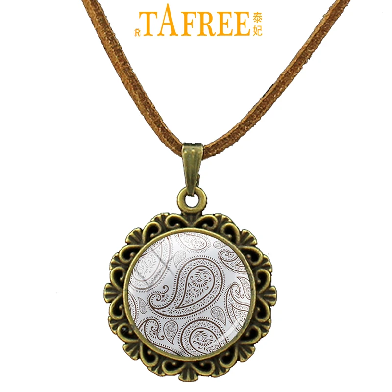 Женское Ожерелье с изображением мандалы TAFREE Henna Zan Геометрическая цепочка