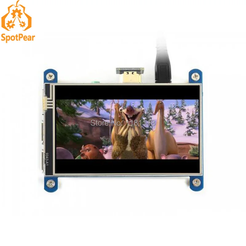 Raspberry Pi 4 дюймовый HDMI LCD (H) интерфейс 480x800 Аппаратное Разрешение