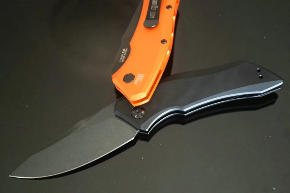 TRSKT kershaw LAUNCH 1 Модель 7100 Флиппер складной нож охотничий спасательный Походный нож открытый CPM 154 сталь, 6061-T6