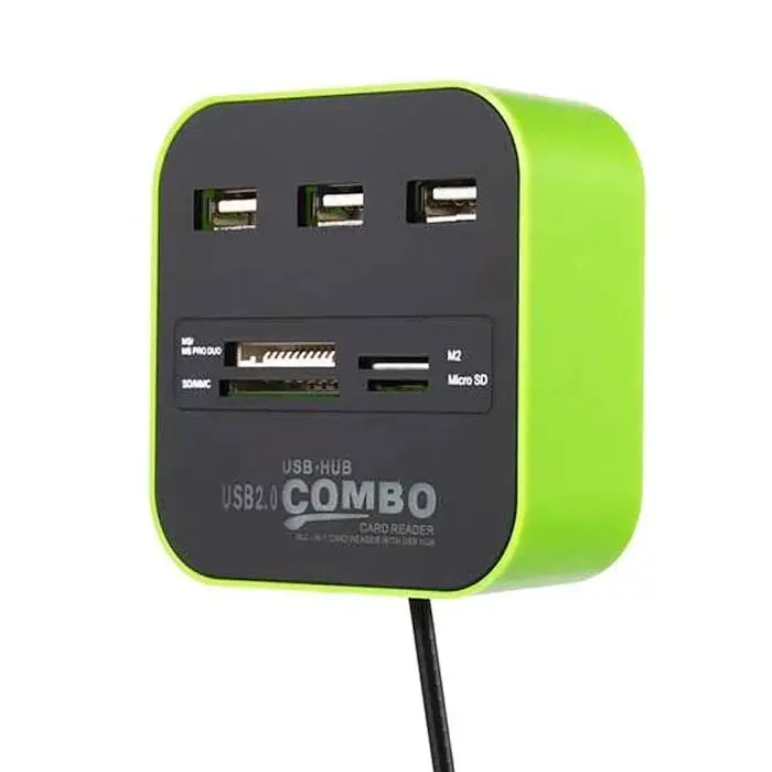 Cliry USB концентратор комбо все в одном 2 0 Micro SD высокоскоростной кардридер 3 порта
