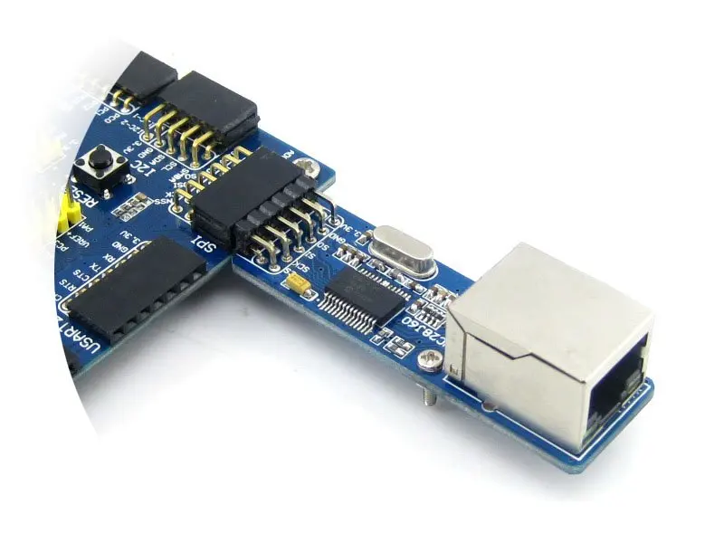 ENC28J60 Ethernet LAN,  SPI,  RJ45, Ethernet-  51 AVR