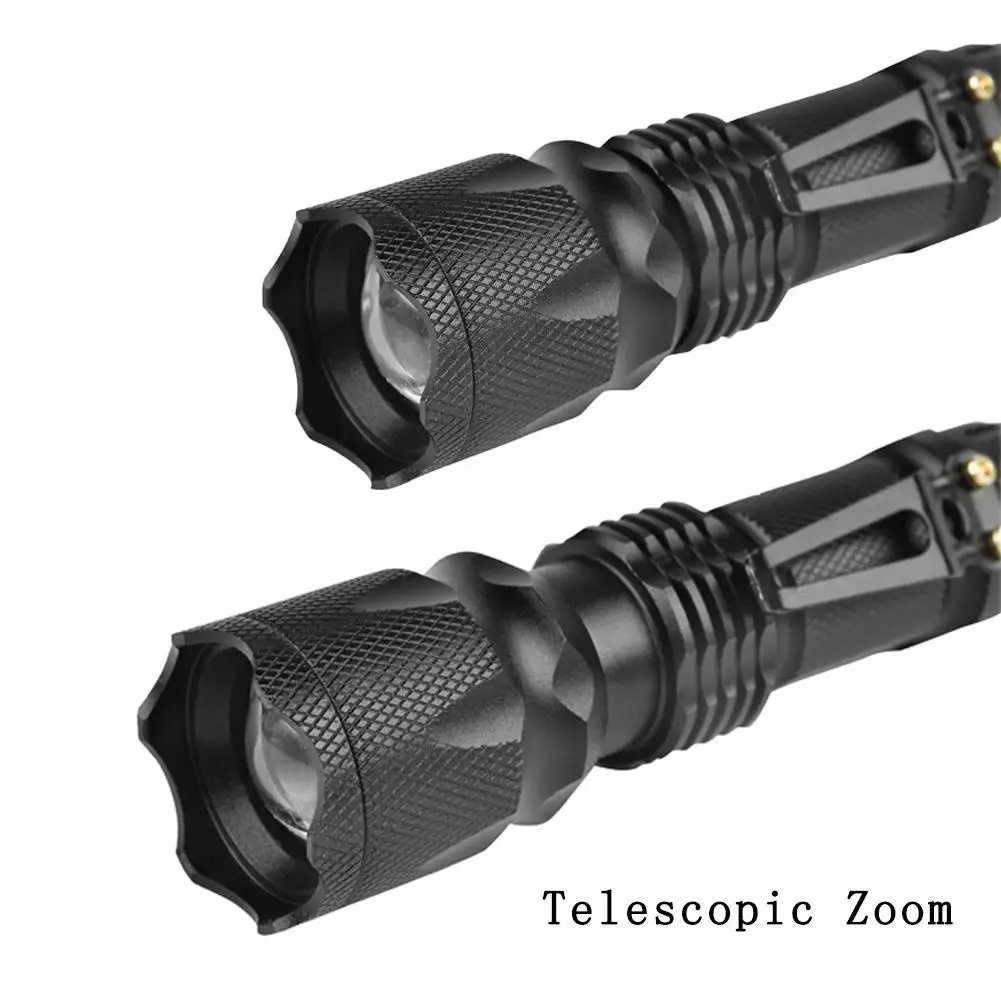 Светодиодный фонарик Zoom 3 режима T6 8000 лм масштабируемый регулируемый фокус