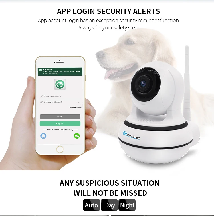 Домашняя камера Seurity IP двухсторонняя аудио монитор для детей Смарт беспроводная WiFi камера видеонаблюдения