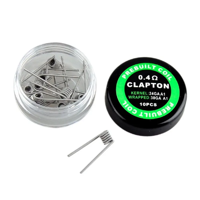 Nigel 10 шт. катушки провода намотки готовые катушки Twisted Clapton Alien Hive Quad плавленый Claoton для DIY RDA RBA RTA RDTA Атомайзер