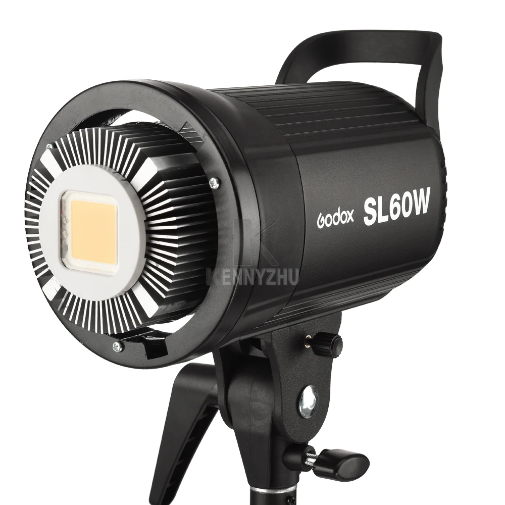 Фотостудия 3 шт. x Godox SL-60W CRI 95+ светодиодный светильник SL60W 5600K+ 60x90 см софтбокс+ подставка 2,8 м+ пульт дистанционного управления