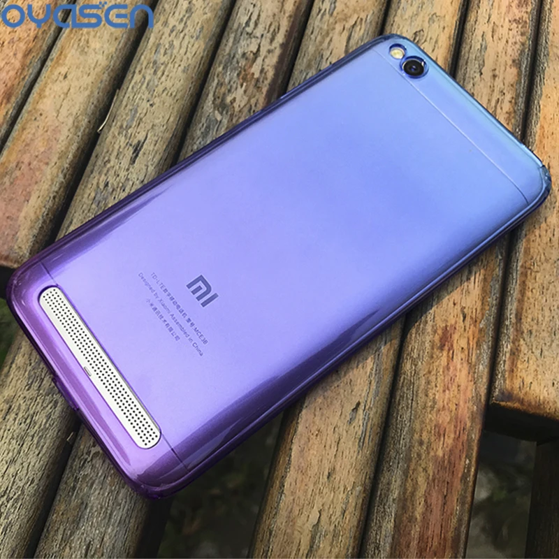 Градиентные цветные Чехлы для Xiaomi Redmi 6 6A Pro 5A 4A Ультратонкий Мягкий защитный чехол