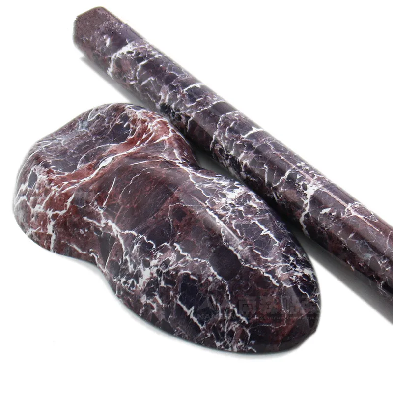 30*100 автомобильные наклейки для интерьера с желтым мраморным рисунком Стикеры