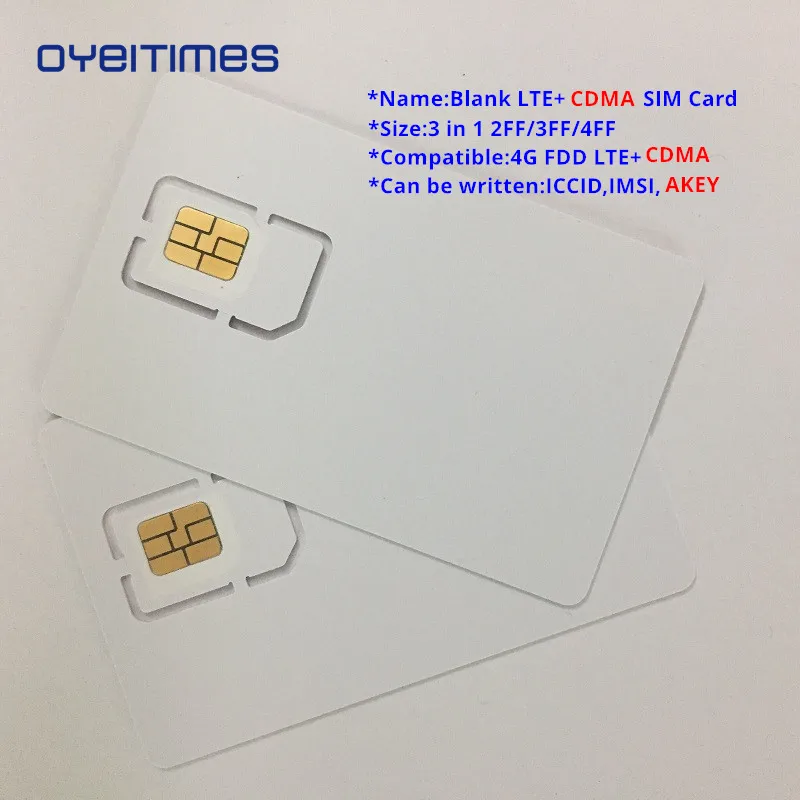 OYEITIMES пустая LTE + CDMA сим-карта s 4G FDD LTE + CDMA сим-карта, программируемая LTE + CDMA сим-карта Mini,Micro и Nano пустая SIM-карта от AliExpress WW