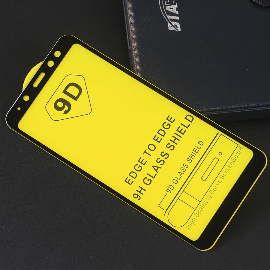 FIZAZI 9D изогнутые Полный Клей закаленное Стекло для samsung Galaxy A8 полное покрытие