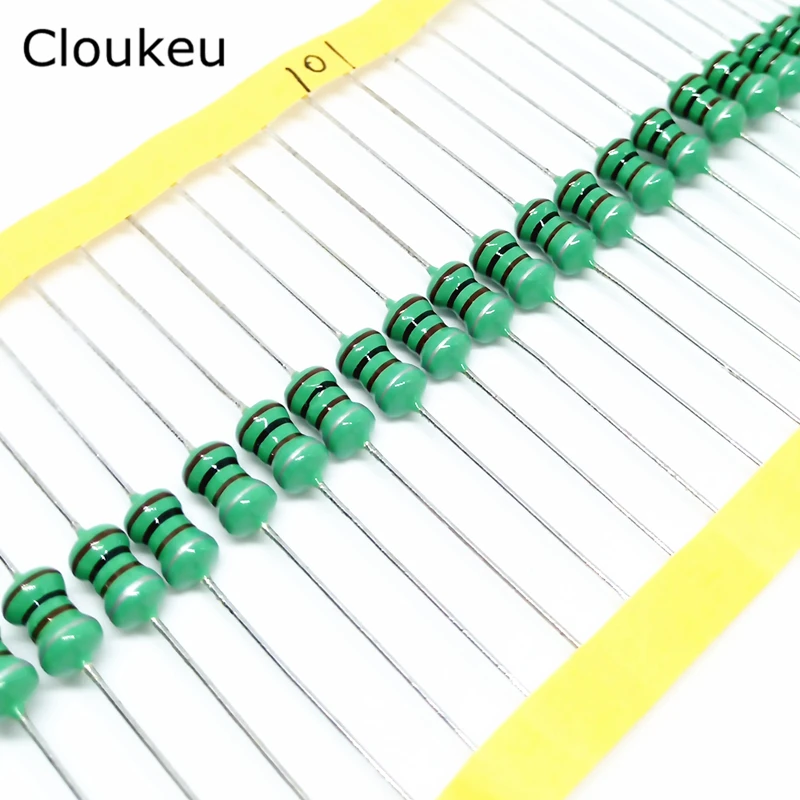 

20 шт 1w 100UH 101K цветная кодовая катушка индуктивности 0510 100UH 101K 101