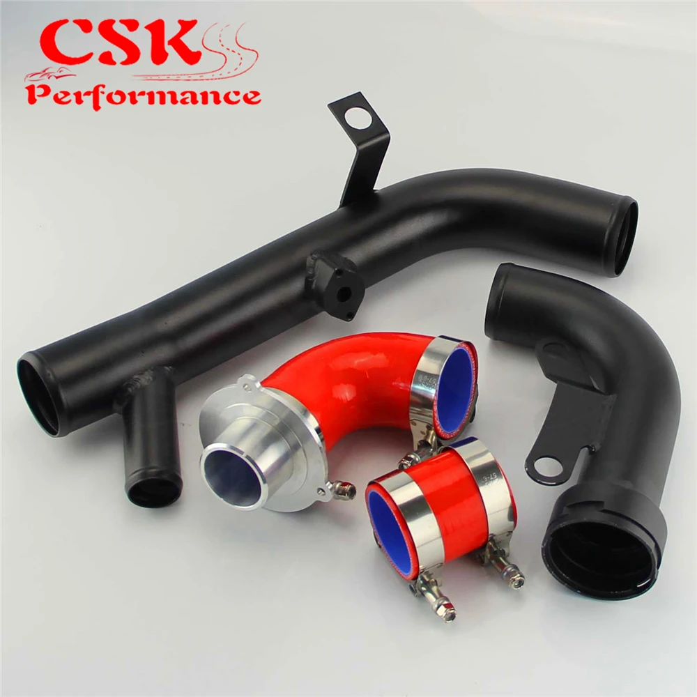 Turbo Discharge Pipe /Conversion Fits For VW R20 Golf /Scirocco R/2006 AUDI TTS FSI BLACK / RED /BLUE |