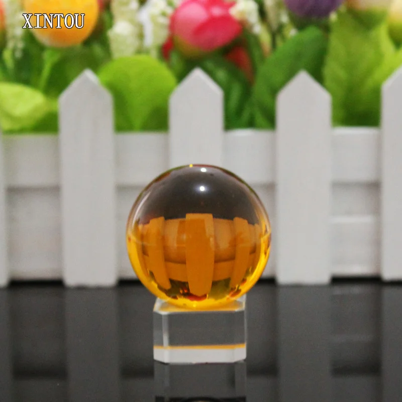 XINTOU Коричневый Стеклянный шар 40 мм декоративный шарик для фотографии волшебные