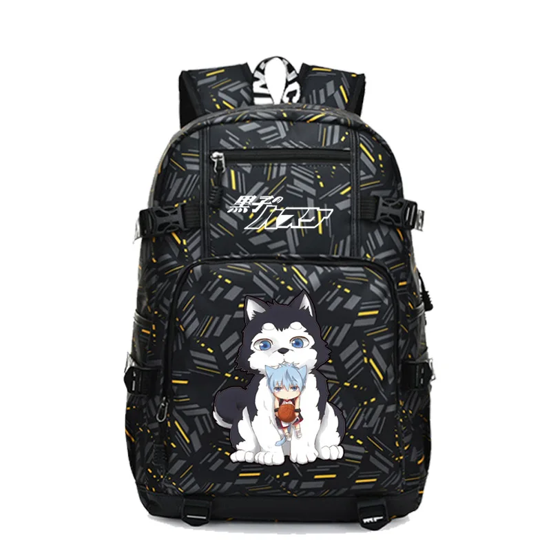 Kuroko NO Basuke аниме рюкзак модный для ноутбука с USB портом Студенческая книга