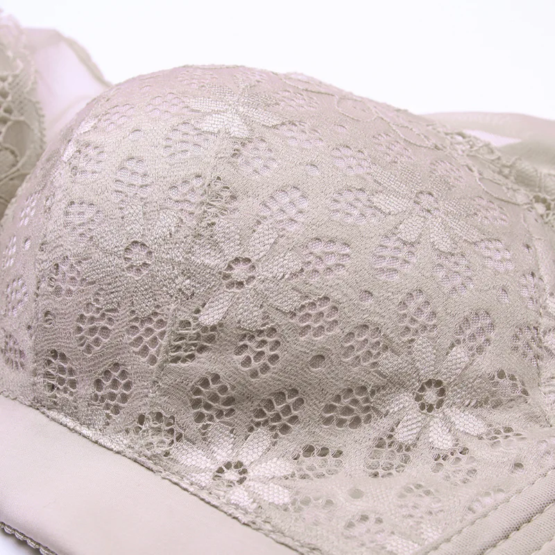 Женские бюстгальтеры без косточек кружевной бюстгальтер с полным покрытием