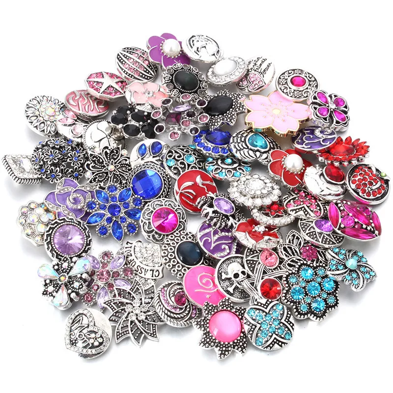 10 шт./лот оптовая продажа ювелирных изделий смешанные розово-красные пуговицы 18