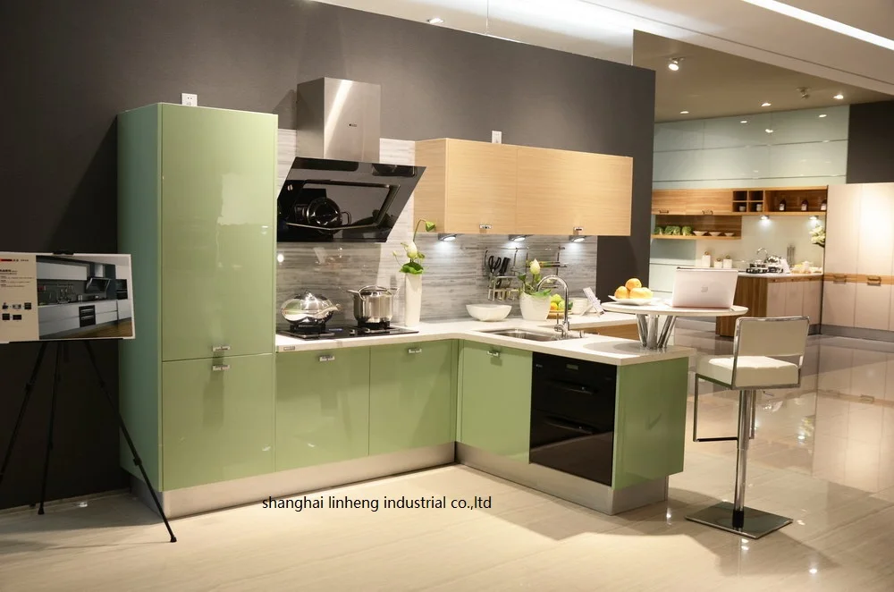 Глянцевая/Лаковая кухонная утварь кухонный шкаф с эффектом блеска (с блеска)|lacquer