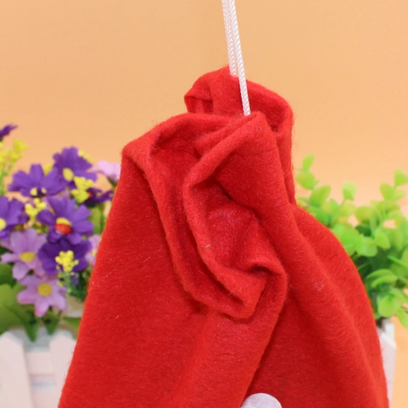 1 шт./компл. Подарочная сумка для рождественских лучей Санта Клаус конфет