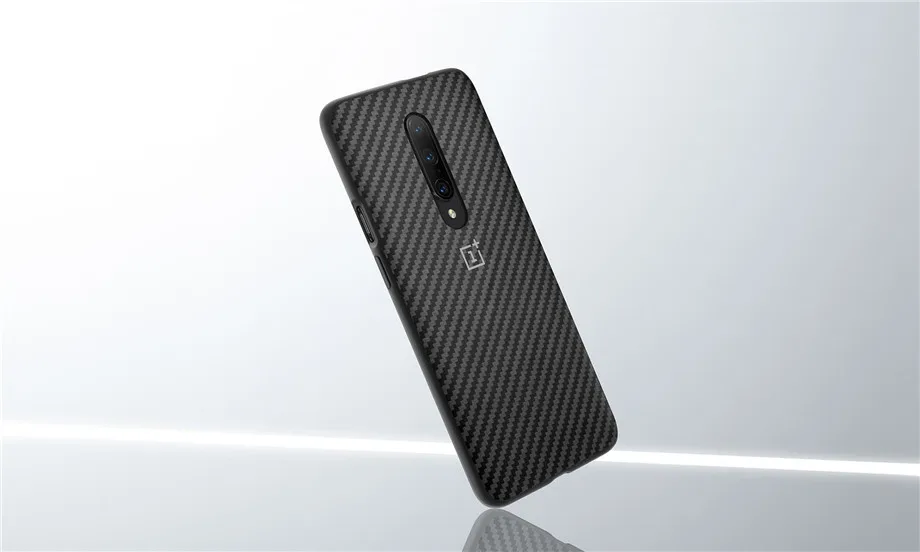 Официальный OnePlus 7 Oneplus 7 Pro 7T 7T Pro защитный чехол Karbon из углеродного песчаника нейлоновый бампер чехол задняя крышка оболочка
