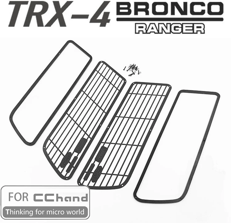 Металлические Боковые окна gurad для CC HAND BRONCO TRAXXAS TRX 4 Ford BRONCO|Детали и аксессуары| |