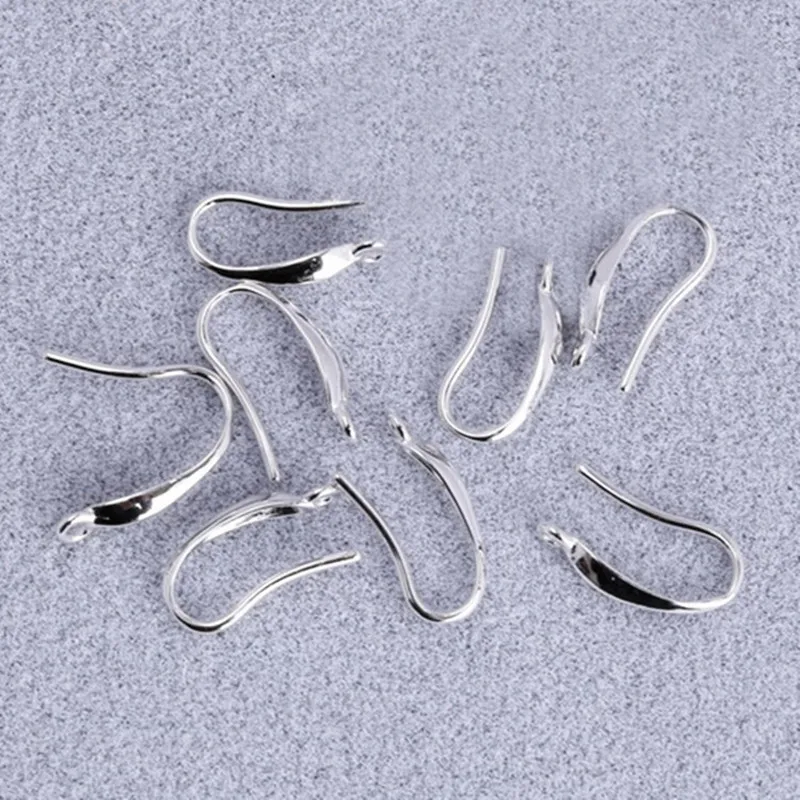 Оптовая продажа искусственные украшения крючок для ушей из настоящего серебра 925