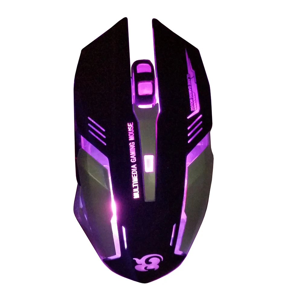 100% 3200DPI 7LED оптическая 6D Кнопка USB Проводная игровая мышь профессиональная
