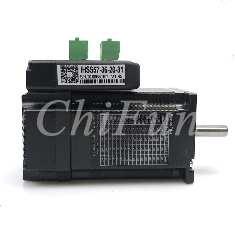 JMC iHSS57-36-20 21 мм Длина оси NEMA23 2.0Nm 36V DC интегрированный шаговый серводвигатель |
