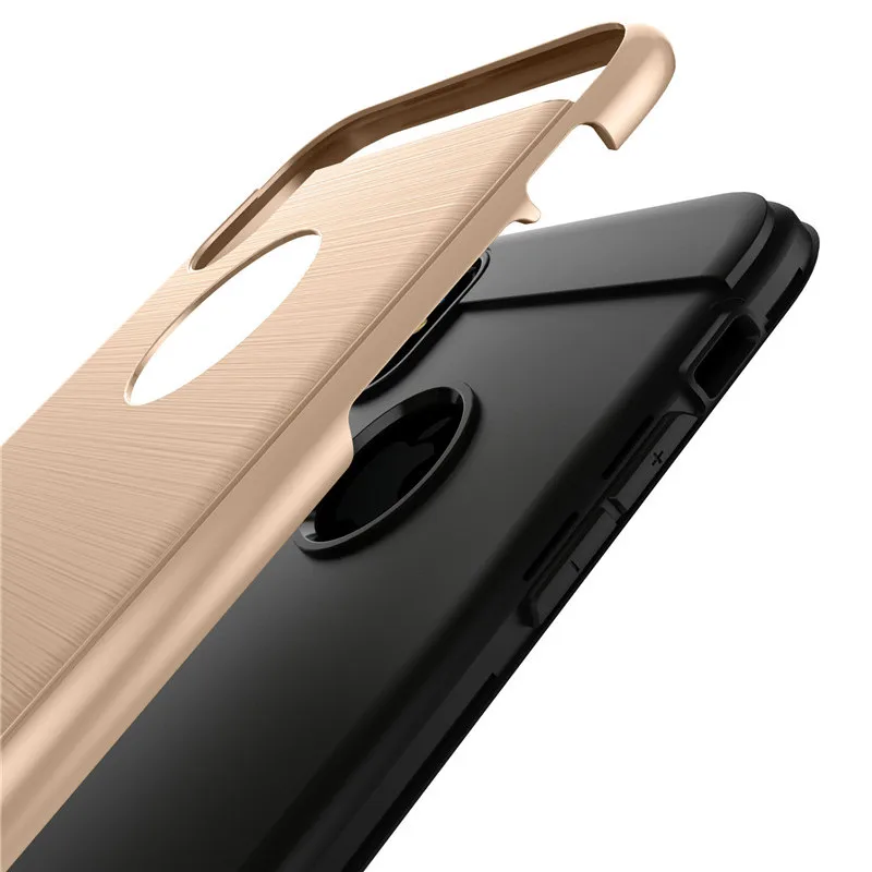Роскошный тонкий матовый прочный бронированный чехол для iphone X 8 7 6 6s Plus Гибридный