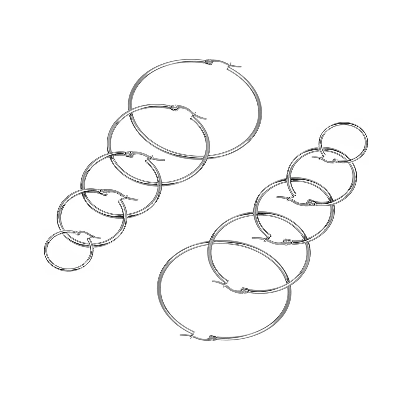 Женские серьги кольца из нержавеющей стали Cxwind геометрические Для Пирсинга Ушей