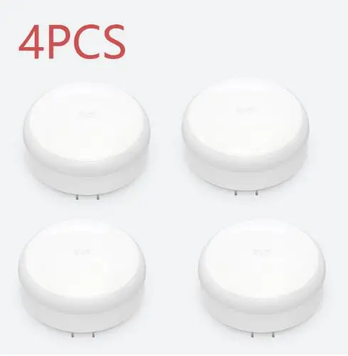 4pcs Продается в комплекте Xiaomi mijia Yee светильник индукционный ночной Светильник(Подключаемая версия) YLYD03YL светодиодный светильник кровать светильник s для спальни коридор Wal - Цвет: 4pcs