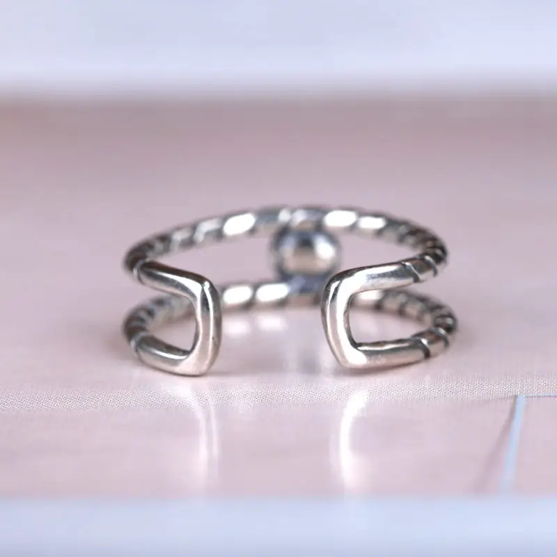 925 Sterling Silver women Engagement Wedding Vintage Ring 7-12mm Round Bead &amp Pearl Semi Mount Fine Jewelry Setting | Украшения и