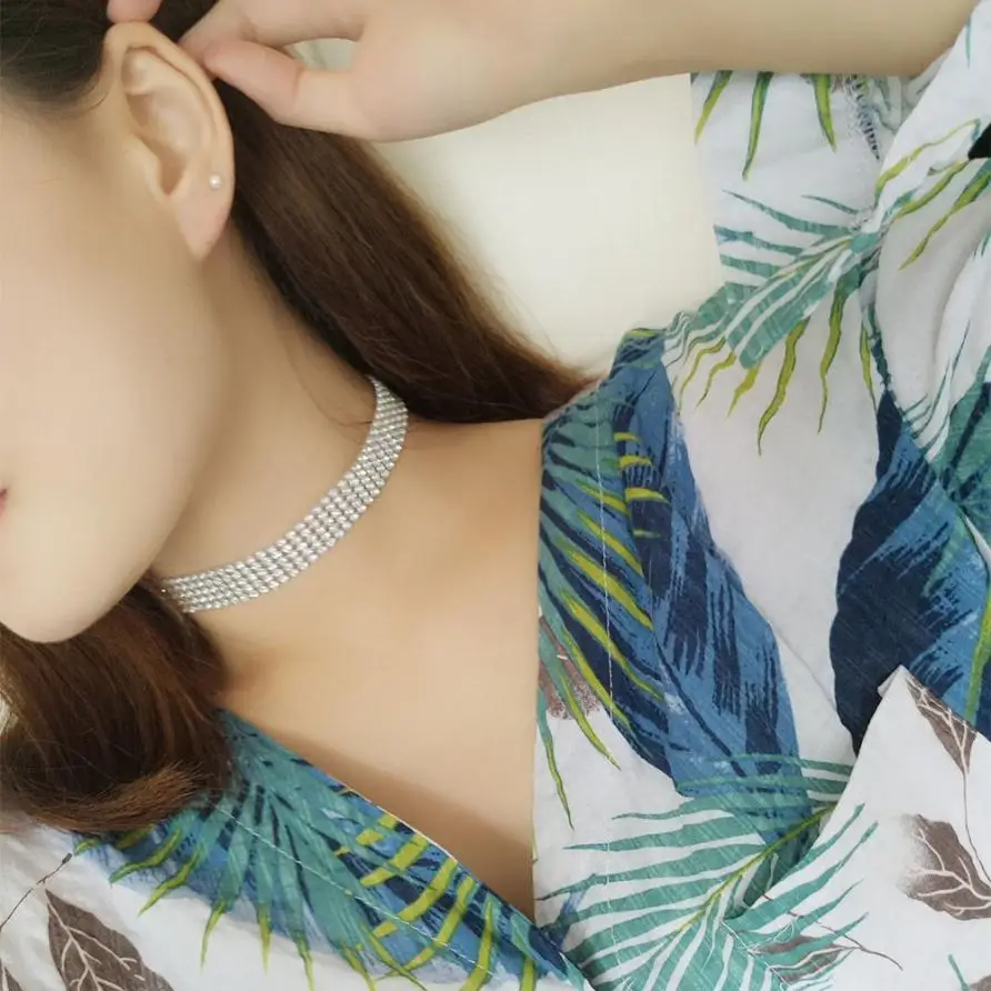 4 вида стилей модное женское ожерелье-чокер со стразами свадебные галстуки