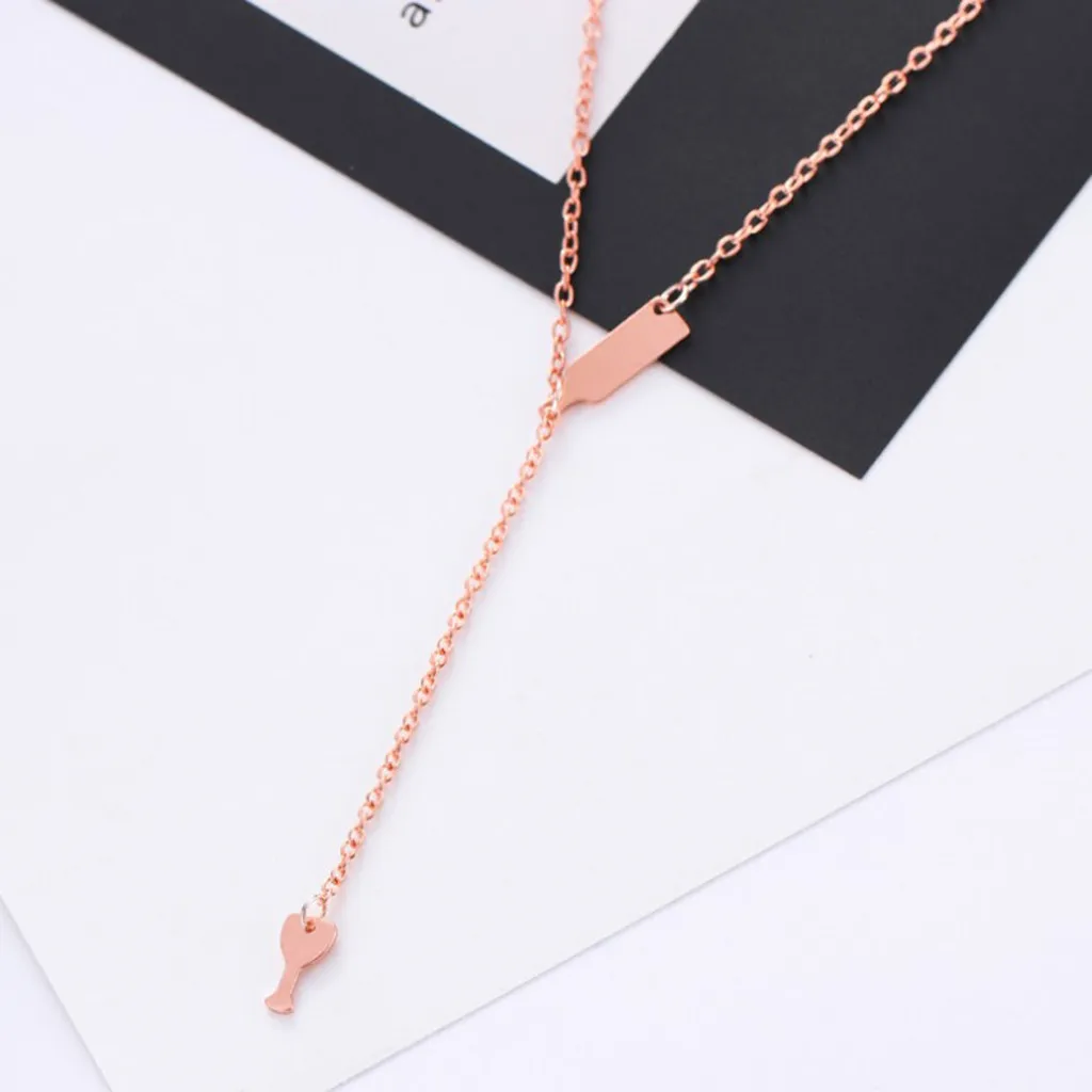 Новое модное Трендовое металлическое ожерелье с геометрическим орнаментом из