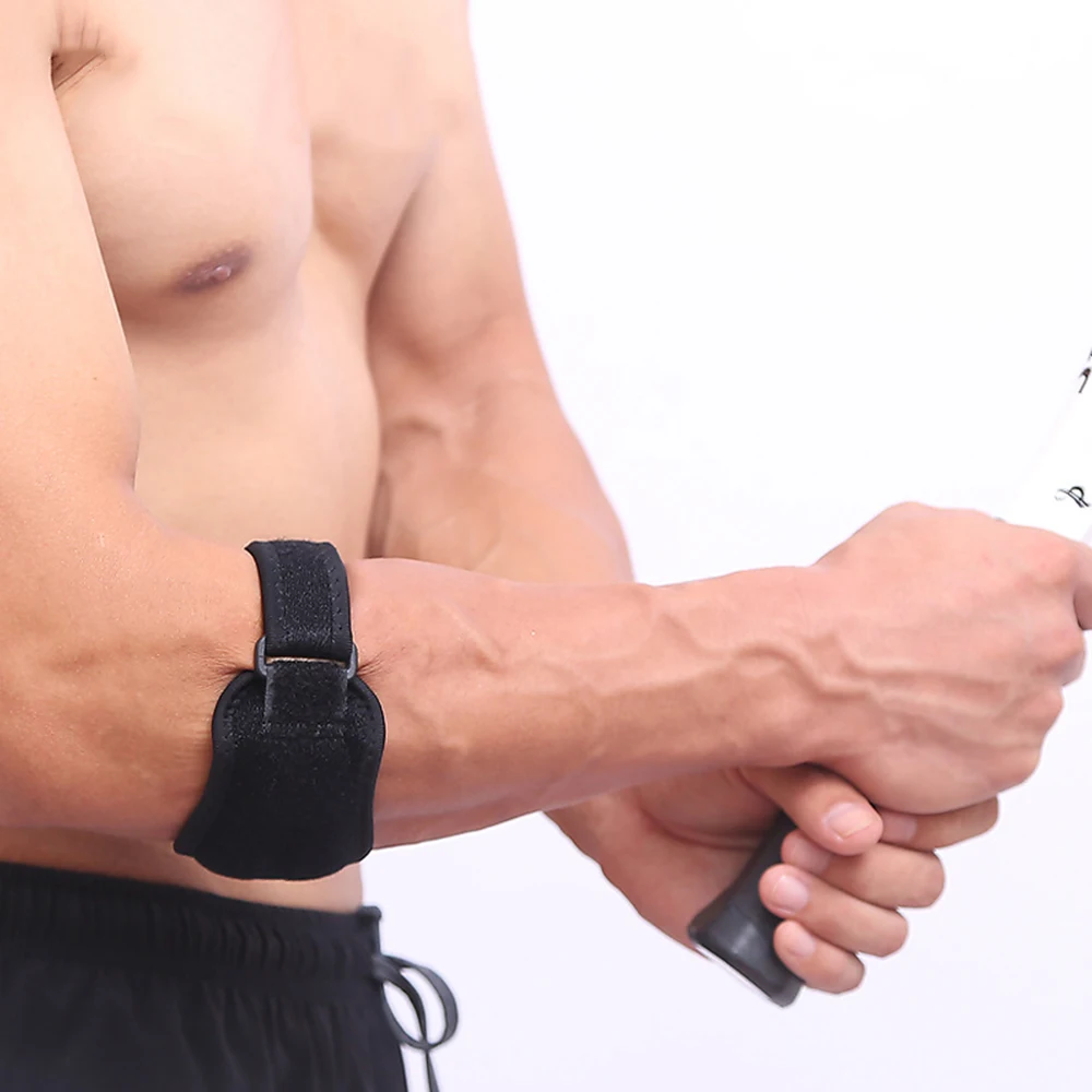 1PC Adjustable Women Men Gym Tennis Protector Sports Safety Elbow Support Golfer's Strap Elbow Pads Lateral Pain Syndrome Brace