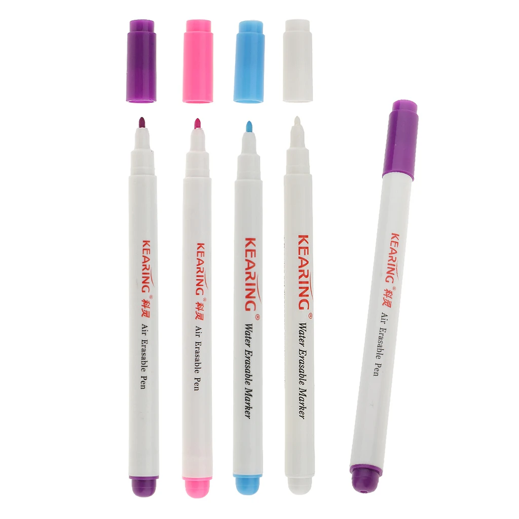 5 шт. стираемая ткань ручка для маркировки текстильная чернильная лоскутного