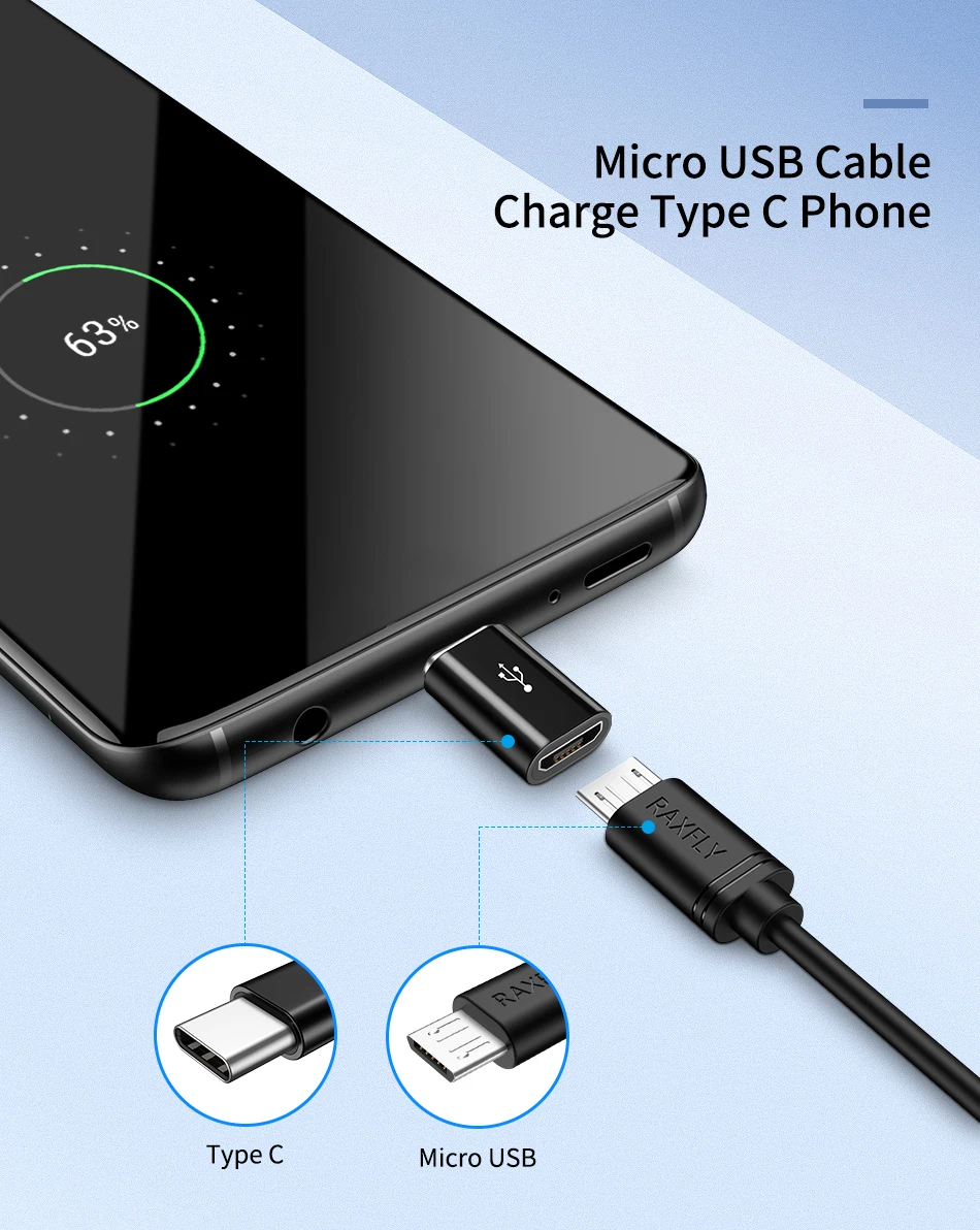 KISSCASE type c штекер micro usb мама typec c к micro разъем адаптер micro usb Женский конвертер USB-C адаптер для передачи данных