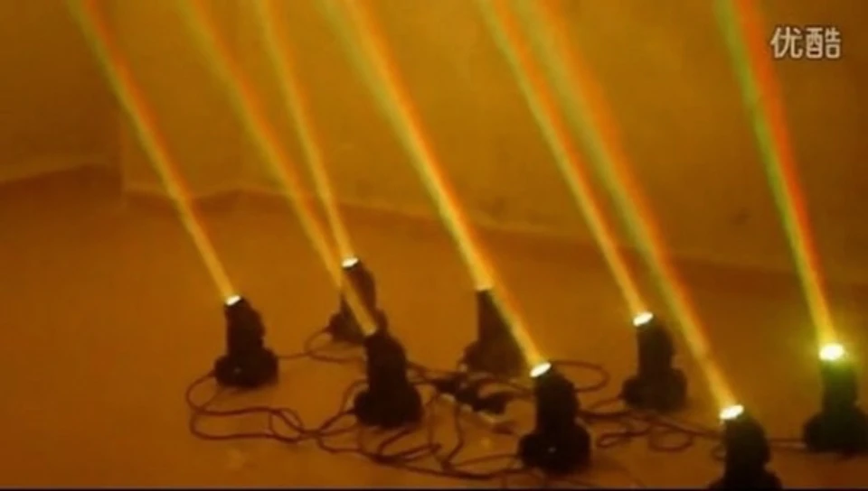 4 шт./лот светодиод Cree движущийся головной луч 10 вт белый свет/RGBW мини прожектор с