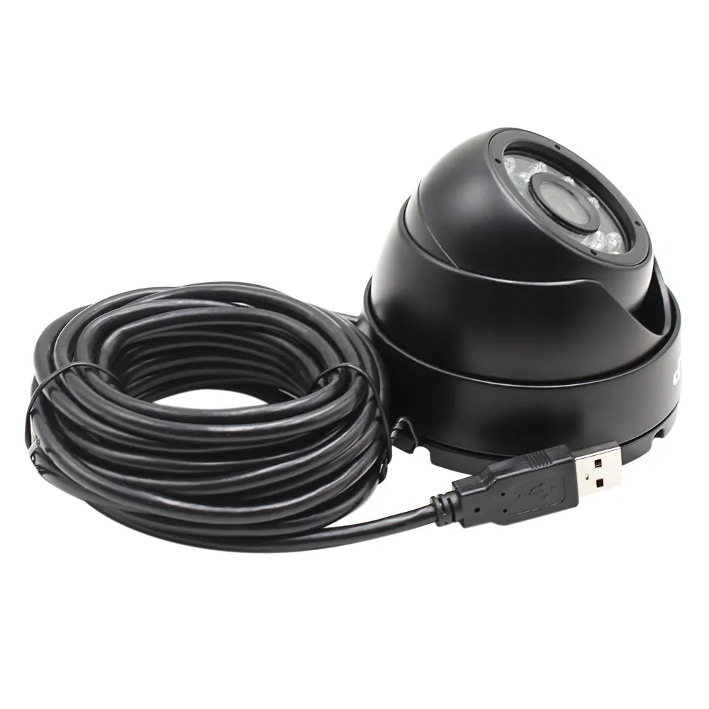 Водонепроницаемая купольная камера видеонаблюдения с распознаванием лиц для